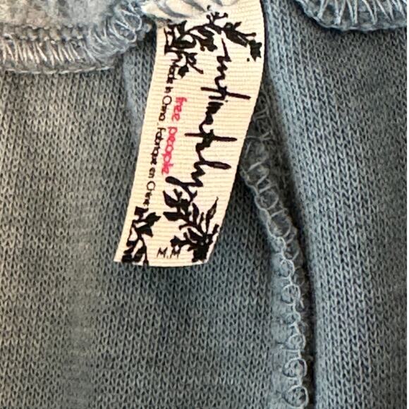 NWT Free People Blue Monday Fleece Sweatpants - Picture 12 of 16